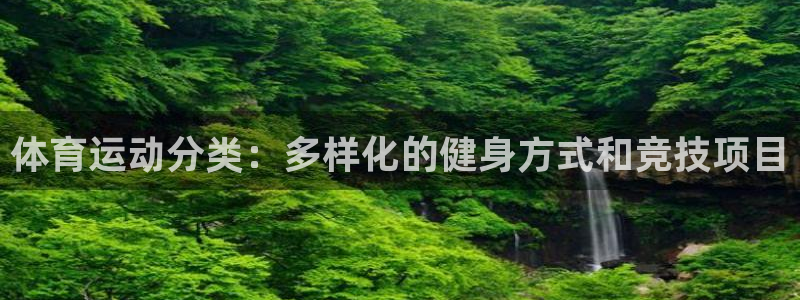 一竞技官网下载官方客服电话:体育运动分类:多样化的健身方式和